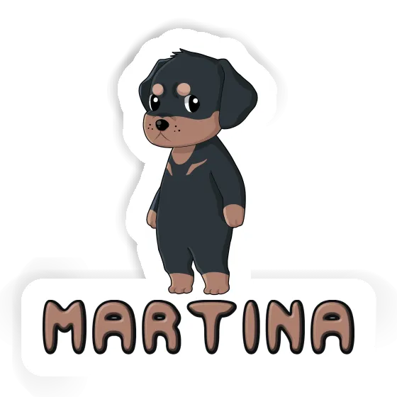 Martina Aufkleber Rottweiler Gift package Image