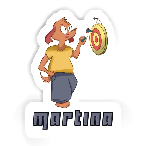 Martina Sticker Dartspieler Gift package Image