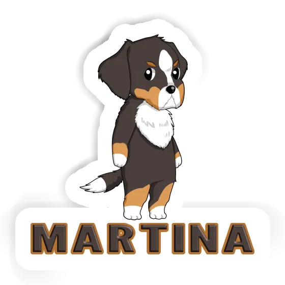 Martina Sticker Bernese Mountain Dog Image