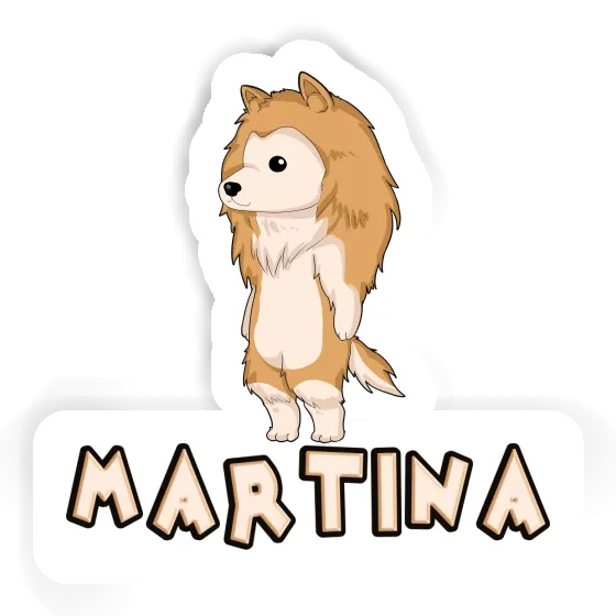 Sticker Collie Martina Laptop Image