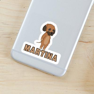 Sticker Martina German Mastiff Notebook Image