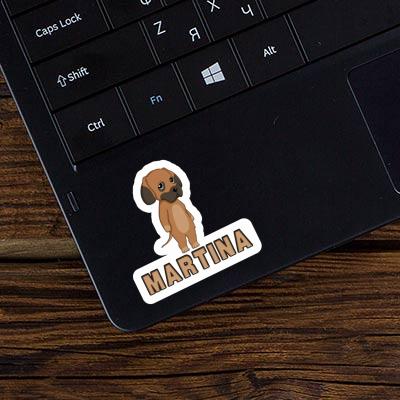 Sticker Martina German Mastiff Laptop Image