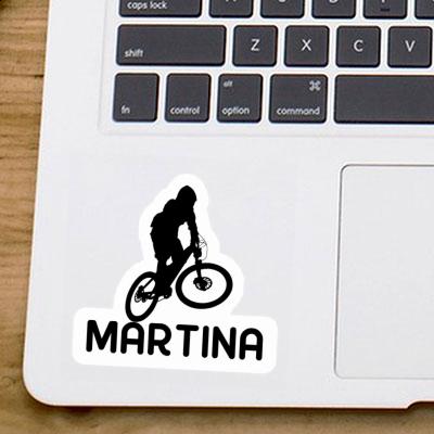 Martina Sticker Downhiller Laptop Image