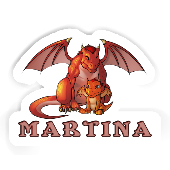 Autocollant Martina Dragon Laptop Image