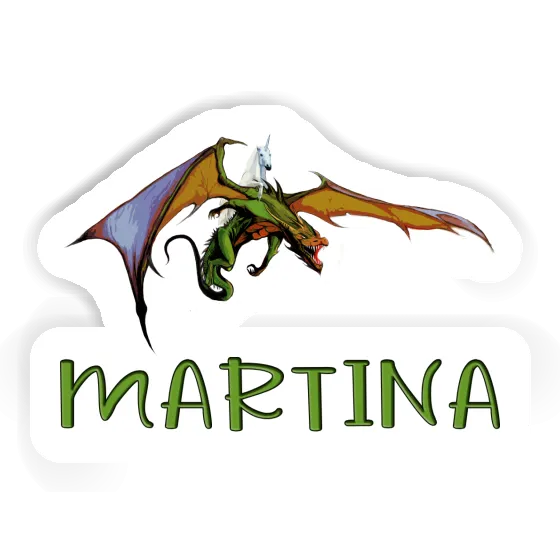 Aufkleber Drache Martina Image