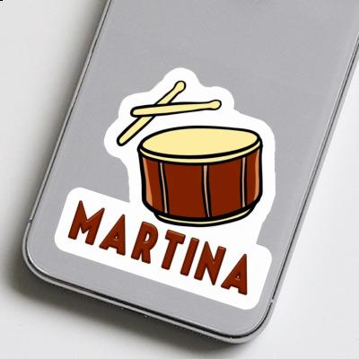 Martina Sticker Drumm Notebook Image