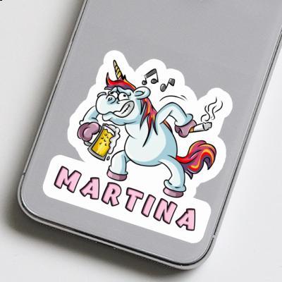 Sticker Martina Party Unicorn Notebook Image