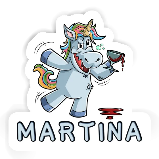 Sticker Wine Unicorn Martina Gift package Image