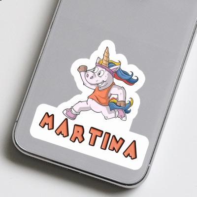 Läuferin Sticker Martina Laptop Image