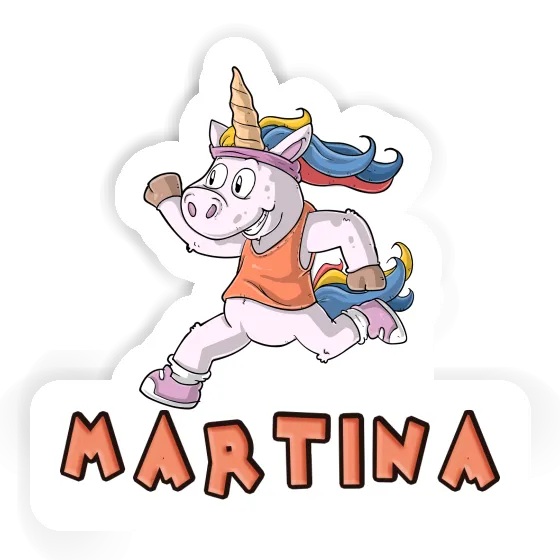 Läuferin Sticker Martina Image