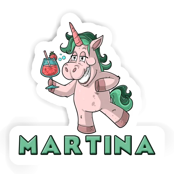 Sticker Party Unicorn Martina Notebook Image