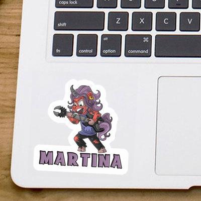 Sticker Rocking Unicorn Martina Image