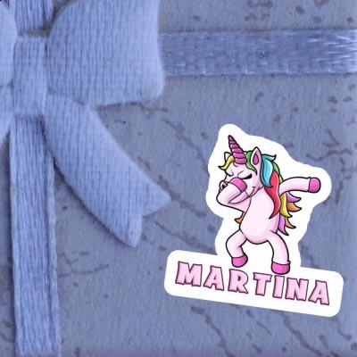 Dabbing Unicorn Sticker Martina Notebook Image