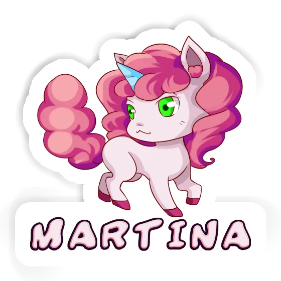 Licorne Autocollant Martina Laptop Image