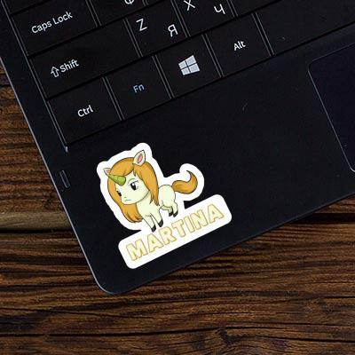 Sticker Martina Unicorn Laptop Image