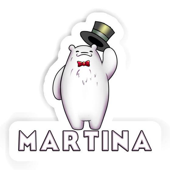 Sticker Martina Icebear Laptop Image