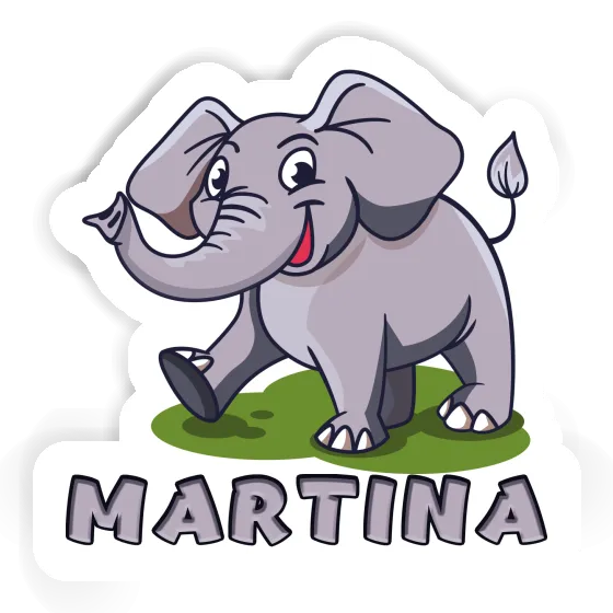 Sticker Martina Elephant Notebook Image