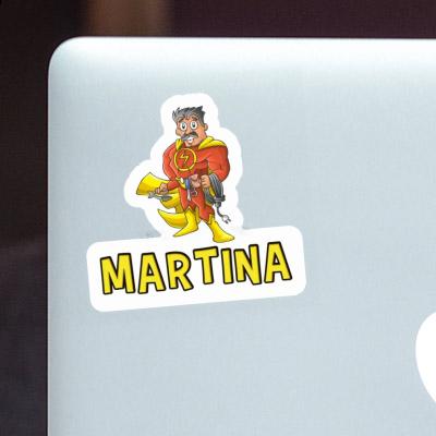 Sticker Electrician Martina Laptop Image