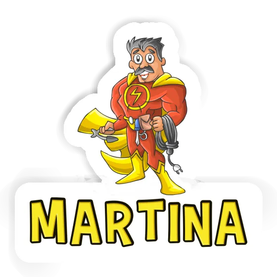 Sticker Electrician Martina Image