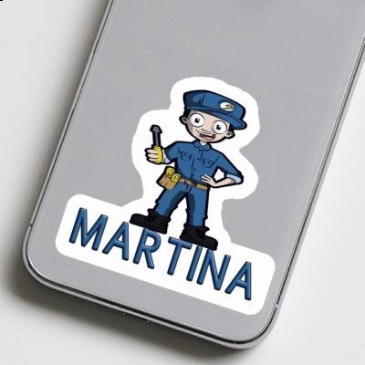 Martina Sticker Electrician Laptop Image