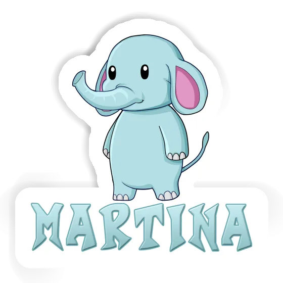 Sticker Elephant Martina Image