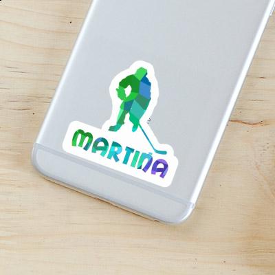 Sticker Martina Eishockeyspieler Gift package Image