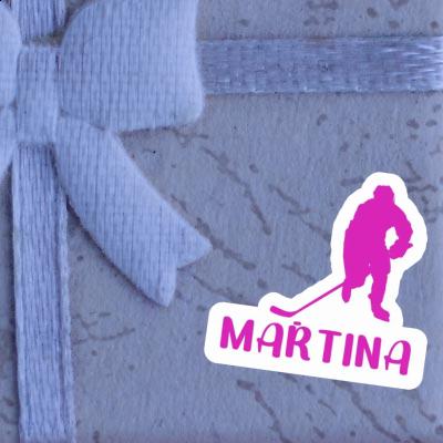 Joueuse de hockey Autocollant Martina Notebook Image