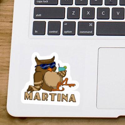 Hibou Autocollant Martina Laptop Image