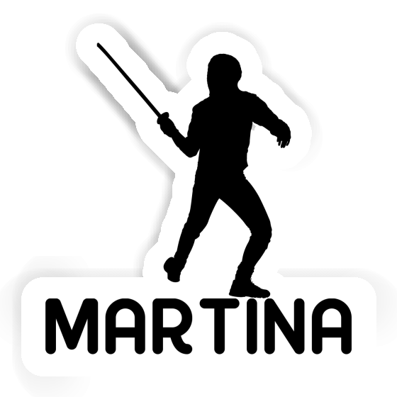 Fencer Sticker Martina Image