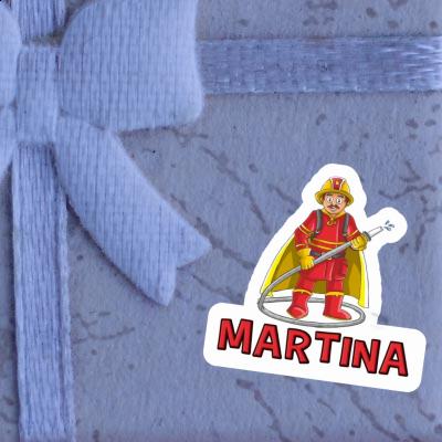 Firefighter Sticker Martina Notebook Image