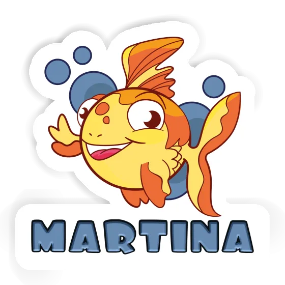 Martina Sticker Fisch Laptop Image