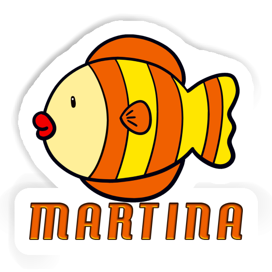 Poisson Autocollant Martina Image