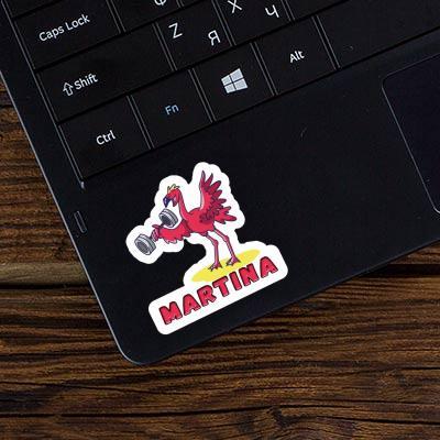 Sticker Martina Weight Lifter Notebook Image