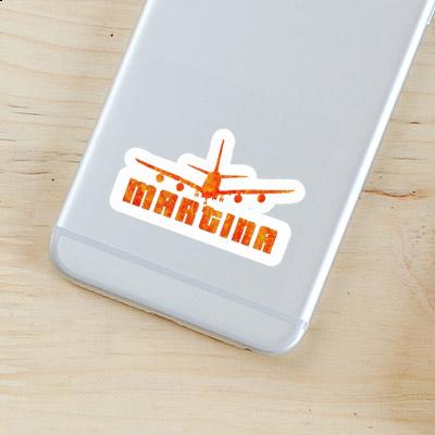 Martina Sticker Airplane Gift package Image