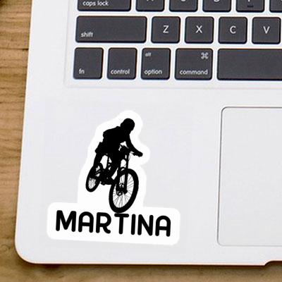 Sticker Freeride Biker Martina Image