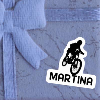 Sticker Freeride Biker Martina Notebook Image