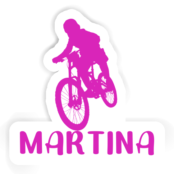 Autocollant Freeride Biker Martina Laptop Image