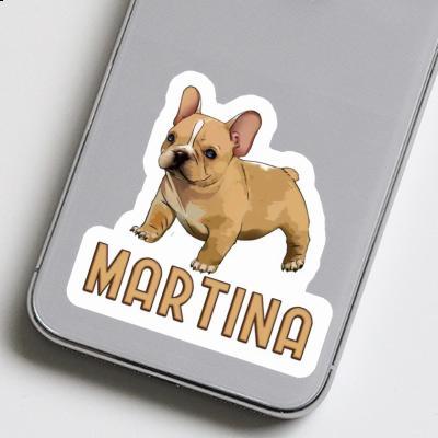 Sticker Martina Französische Bulldogge Gift package Image