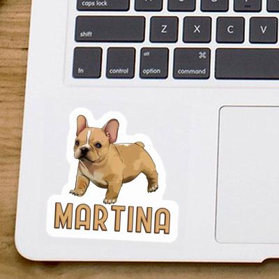 Sticker Martina Französische Bulldogge Laptop Image