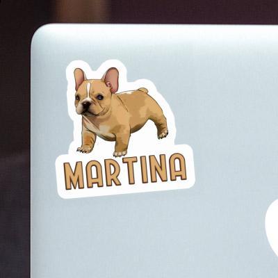 Sticker Martina Französische Bulldogge Laptop Image