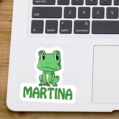 Frosch Sticker Martina Notebook Image