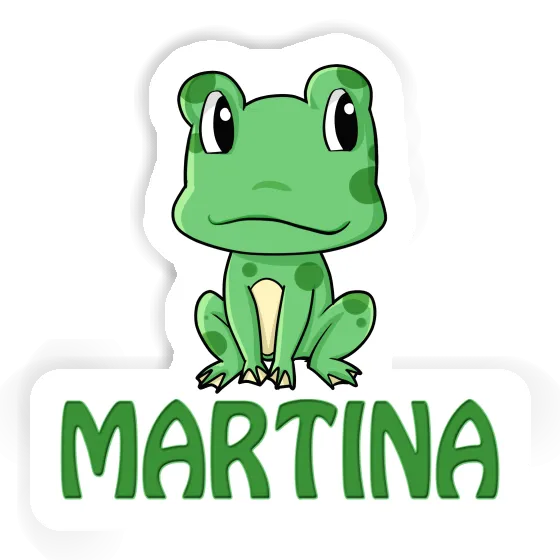 Frosch Sticker Martina Image