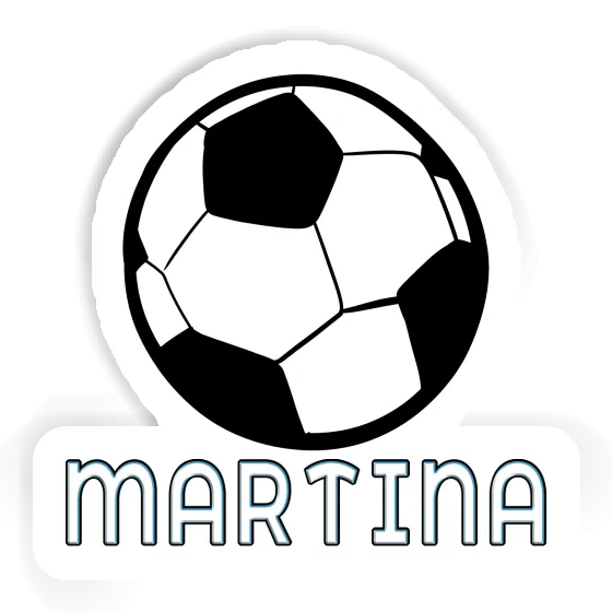 Martina Autocollant Ballon de foot Gift package Image