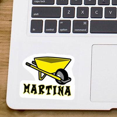 Martina Autocollant Brouette Laptop Image