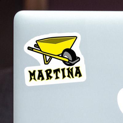 Martina Autocollant Brouette Laptop Image