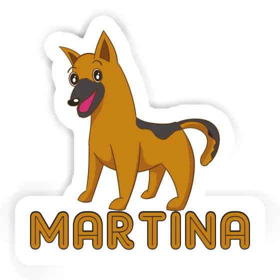 Martina Sticker Schäferhund Image