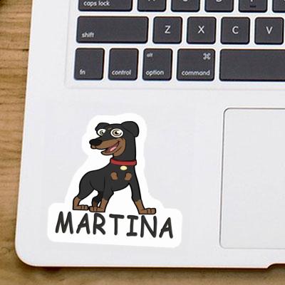 Pinscher Autocollant Martina Laptop Image