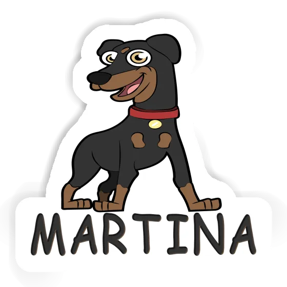 Pinscher Autocollant Martina Gift package Image