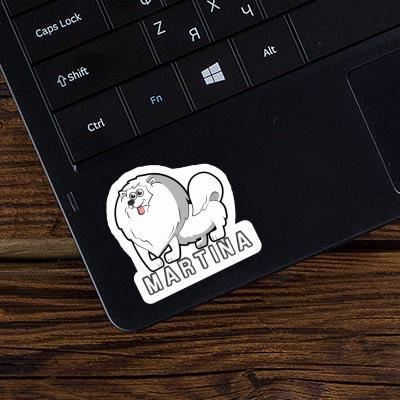 Sticker Martina German Spitz Laptop Image