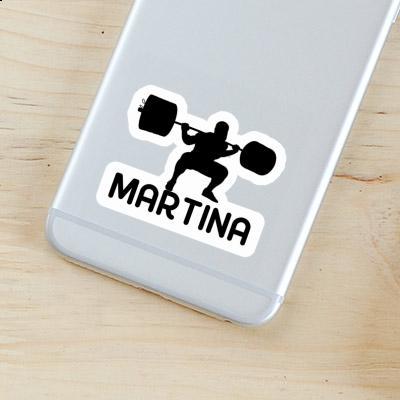 Sticker Weightlifter Martina Image